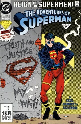 Adventures Of Superman #501 - Variant Cover - DC Comics - 1993