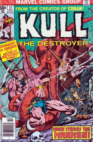 Kull The Destroyer #17 - Marvel Comics - 1977