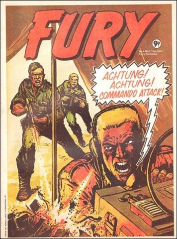 Fury #9 - British Comic - Marvel Comics - May 11th 1977