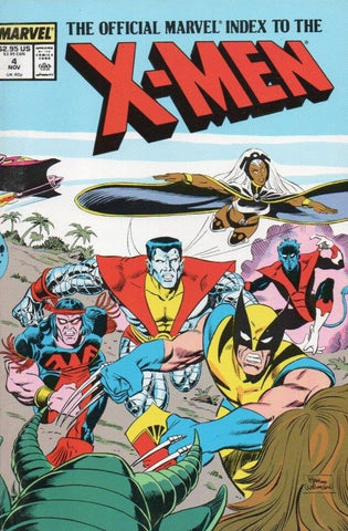 Official Marvel Index to the X-Men #4 - Marvel Comics - 1987