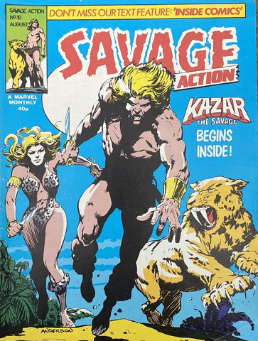 Savage Action #10 - Marvel Comics / British - 1981
