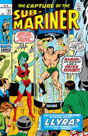 Sub-Mariner #32 - Marvel Comics - 1970 - 1st Appearance of Llyra