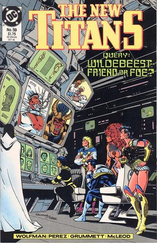 The New Titans #59 - DC Comics - 1989