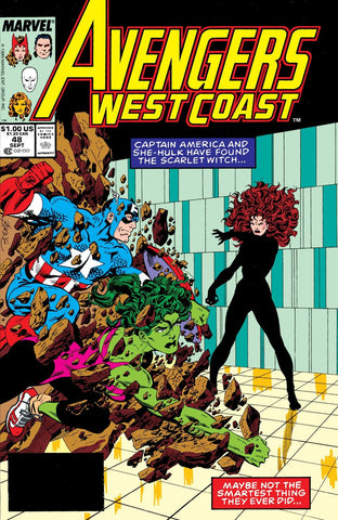 Avengers West Coast #48 - Marvel Comics - 1989