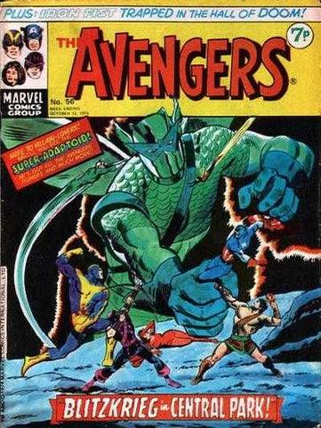 The Avengers #56 and #58 (2 x Comics LOT) - Marvel Comics / British - 1974
