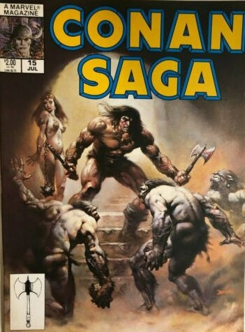 Conan Saga #15 - Marvel Magazine - 1988