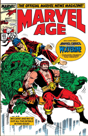 Marvel Age #65 - Marvel Comics - 1988