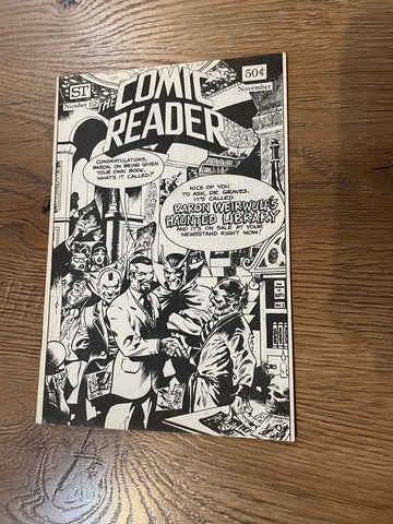 The Comic Reader #112 - Street Enterprises - 1974 - Back Issue