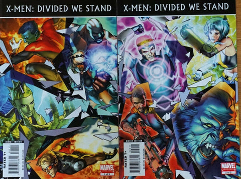 X-Men: Divided We Stand #1-#2 (Set of 2 comics) - Marvel Comics - 2008