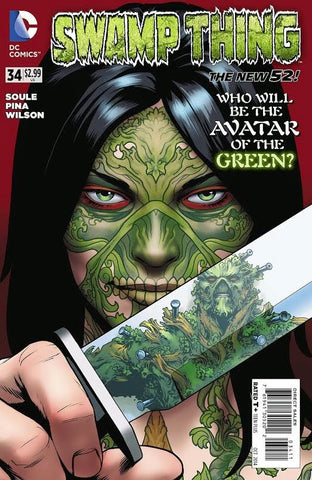 Swamp Thing #34 - DC Comics - 2014 - Beautiful cover art!