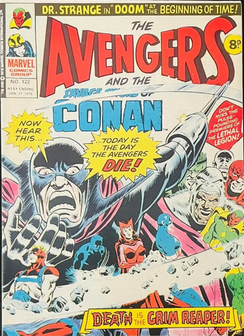 The Avengers #122 - Marvel Comics / British - 1976 - Vintage
