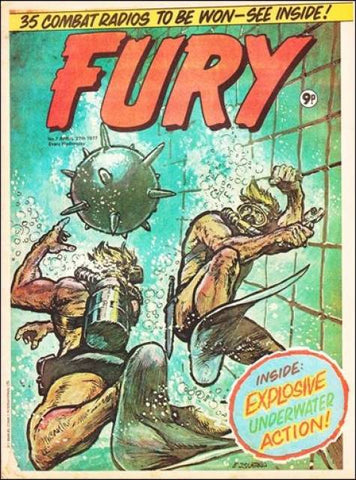 Fury #7 - British Comic - Marvel Comics - April 27th 1977