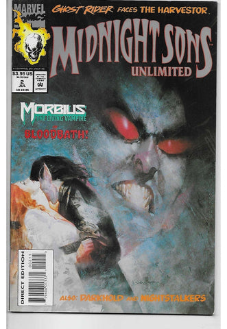 Midnight Sons Unlimited #2 - Marvel Comics - 1993