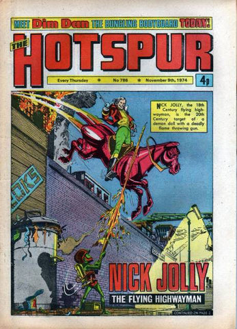 Hotspur Comic #786 - British Comic - 9th Nov. 1974