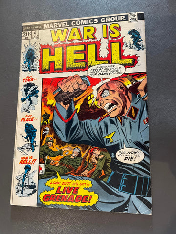 War is Hell #4 - Marvel Comics - 1973 - Back Issue