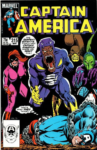 Captain America #315 - Marvel Comics - 1985