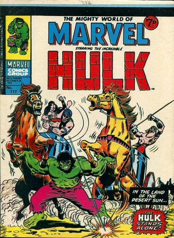 The Mighty World Of Marvel #117 - Marvel Comics / British - 1974