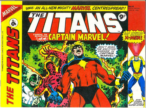 The Titans #14 - Marvel Comics - British Comics - 1976