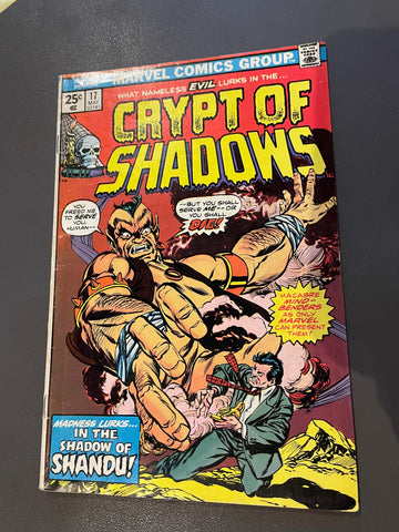 Crypt of Shadows #17 - Marvel Comics - 1975 - Back Issue