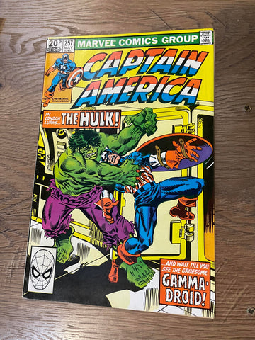 Captain America #257 - Marvel Comics - 1981