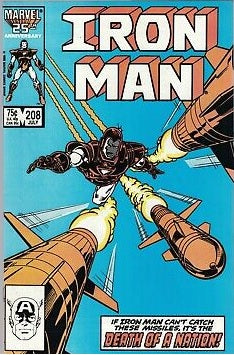 Iron Man #208 - Marvel Comics - 1986