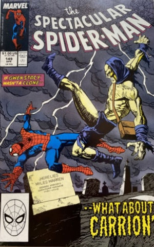 Spectacular Spider-Man #149 - Marvel Comics - 1989