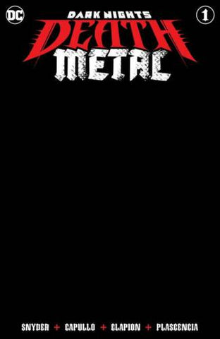 Dark Nights Death Metal #1 - DC Comics - Black Variant Edition - 2020