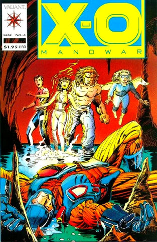 X-O Manowar #4 - Valiant - 1992 - *1st Appearance of Shadowman