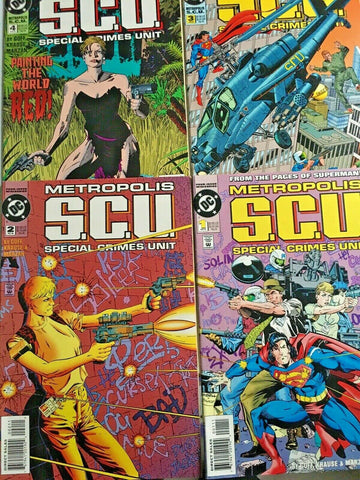 Metropolis S.C.U. #1-#4 (Set of four comics) - DC Comics - 1994/1995