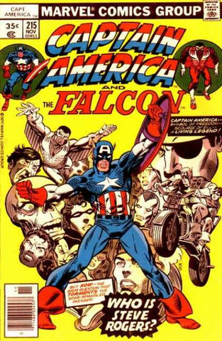 Captain America #218 - Marvel Comics - 1977 - Pence Copy