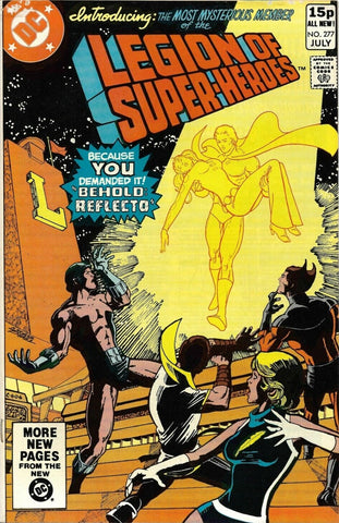 Legion of Superheroes #277 - DC Comics - 1981 - 1st App. of Reflecto - Pence Cop