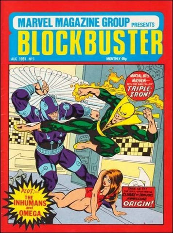 Blockbuster #3 - British Comic - Marvel Comics - 1981