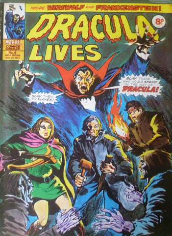 Dracula Lives #5 - Marvel Comics / British - 1974