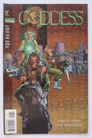 Godddess #1 - 8 (not 6) - DC Vertigo Comics - 1995