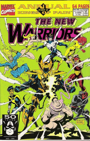 The New Warriors Annual #1 - Marvel Comics - 1991