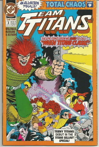 Team Titans #3 - DC Comics - 1992