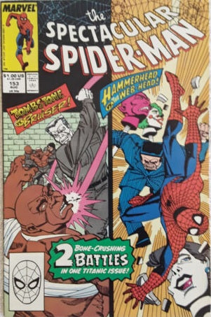 Spectacular Spider-Man #153 - Marvel Comics - 1989