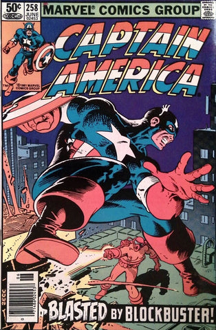 Captain America #258 - Marvel Comics - 1981 - Pence Copy