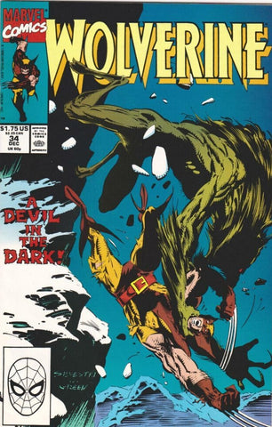 Wolverine #34 - Marvel Comics - 1990