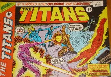The Titans #15 - Marvel Comics - British Comics - 1976