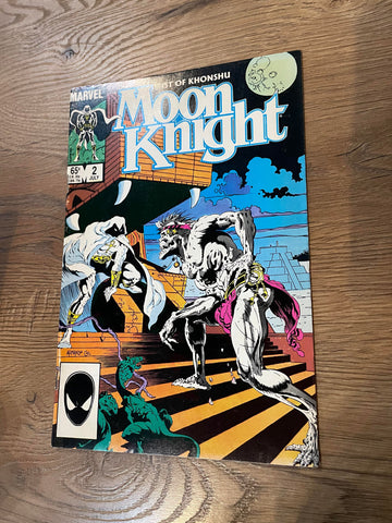 Moon Knight #2 - Marvel Comics - 1985 - 1st Appearance Harrow