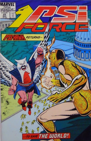 PSI Force #25 - Marvel Comics - 1988