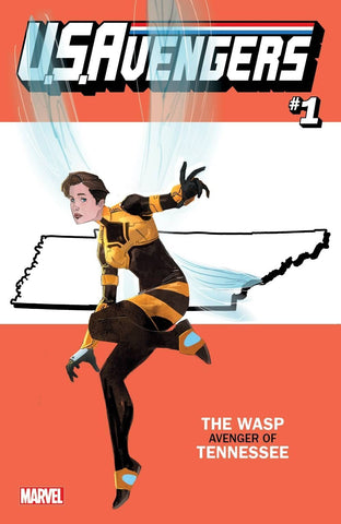 US Avengers #1 - Marvel Comics - 2016 - Wasp Tennessee Variant