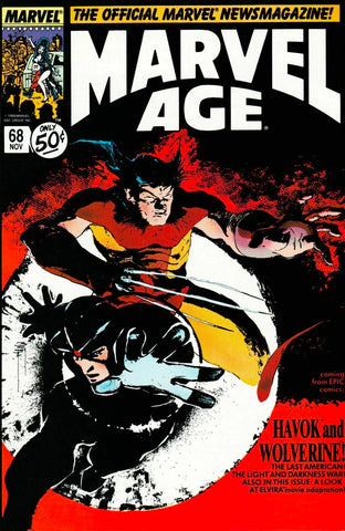 Marvel Age #68 - Marvel Comics - 1988