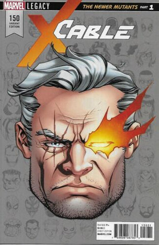 Cable #150 - Marvel Comics - 2017 - Headshot Variant Cover