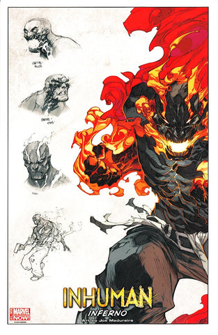 Inhuman Inferno Art Print by Joe Madureira - Marvel Comics