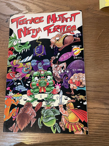 Teenage Mutant Ninja Turtles #40 - Mirage Publishing - 1991 - Back Issue