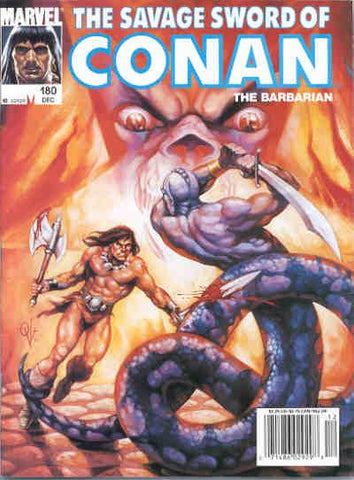 Savage Sword Of Conan #180 - Marvel - 1990