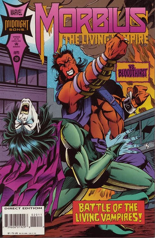 Morbius: The Living Vampire #20 - Marvel Comics - 1994