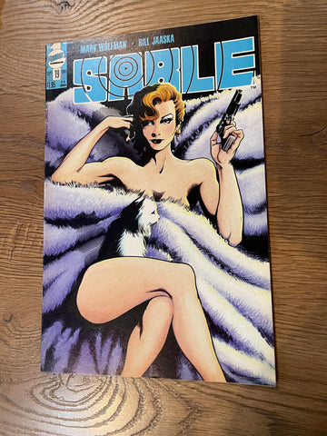 Sable #19 - First Comics - 1989 - Uncredited Adam Hughes rare cover